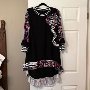 Ruffles & Mudpies high-low tunic
